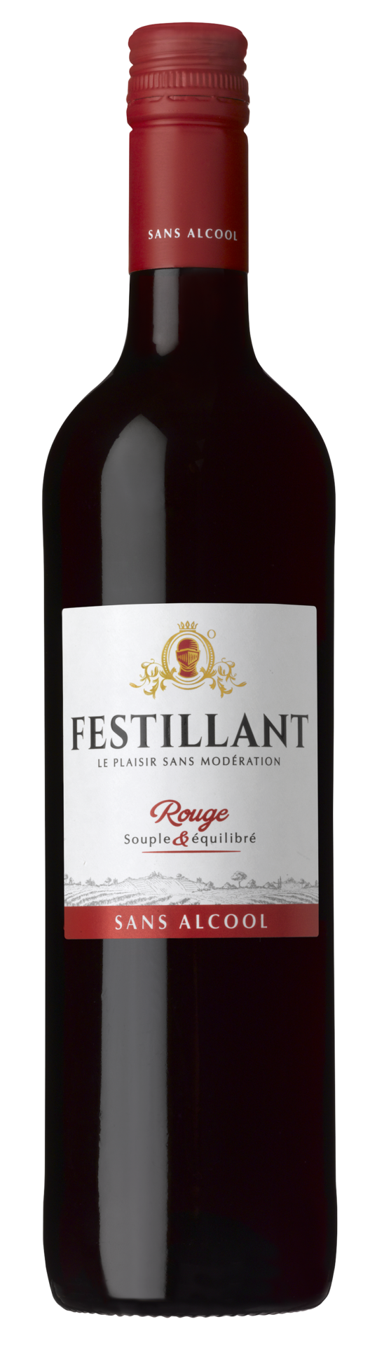 Vin rouge sans alcool - 75cl - FESTALIE au meilleur prix